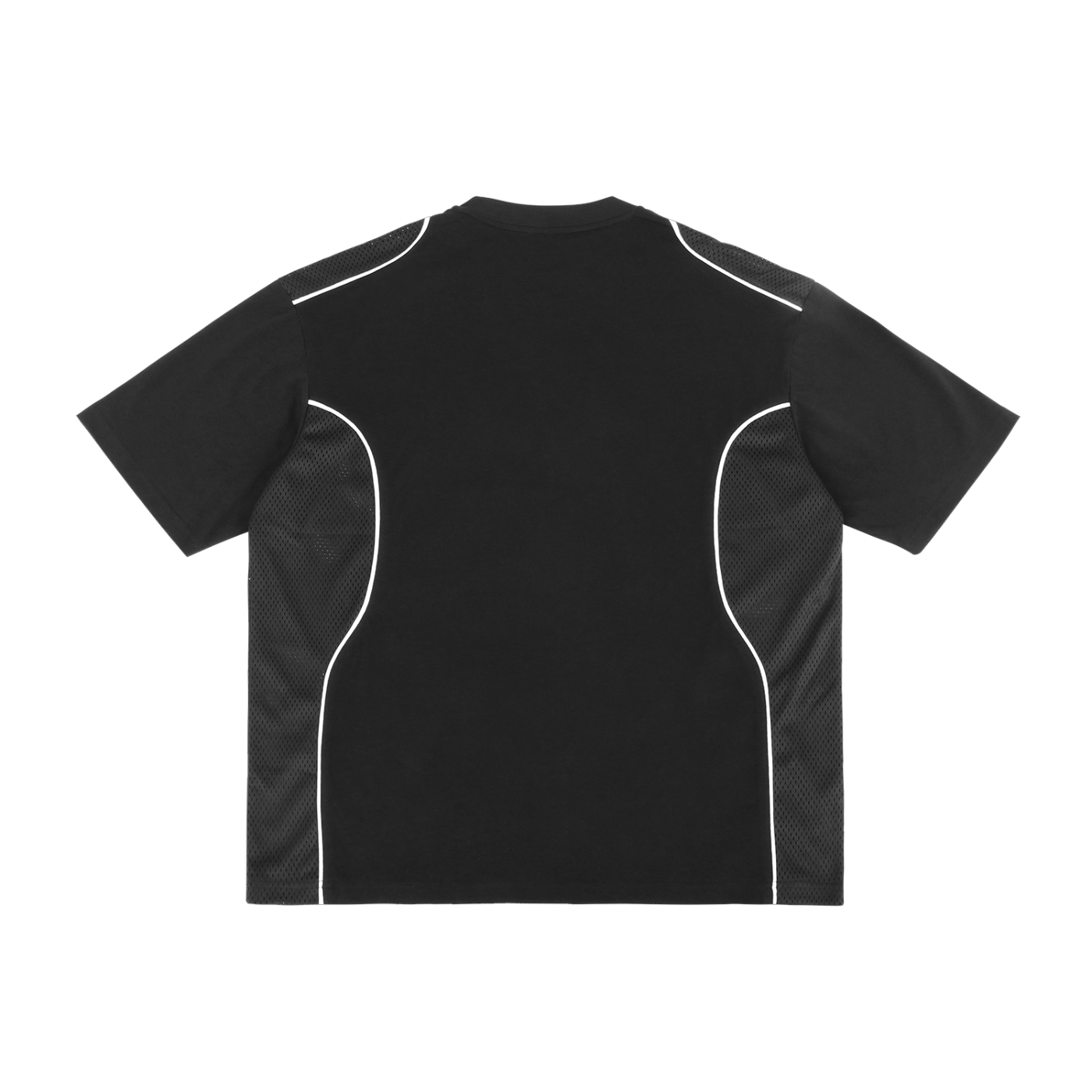 Workout Contrast Piped Panel T-Shirt
