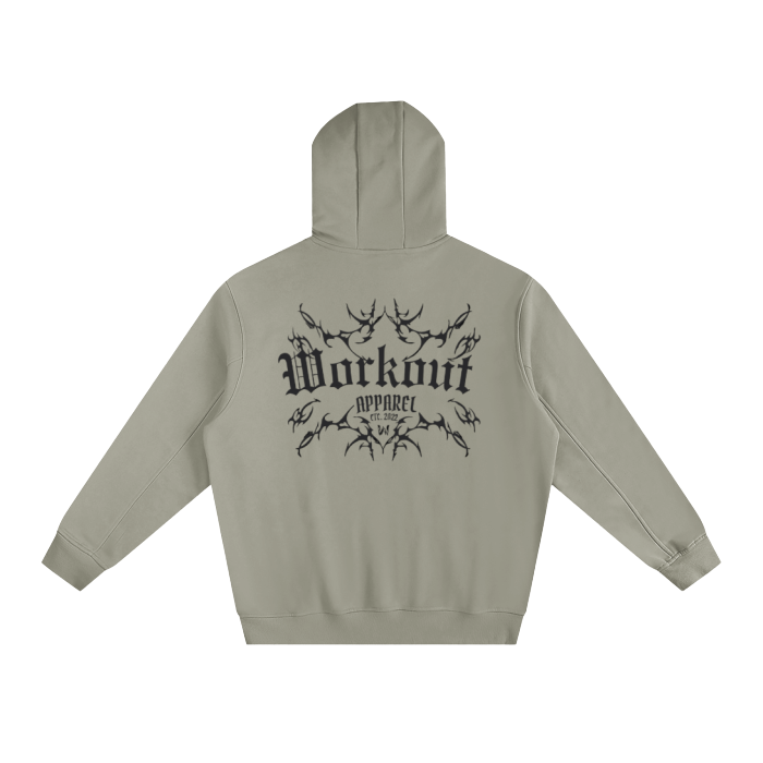Fleeced High Neck Hoodie