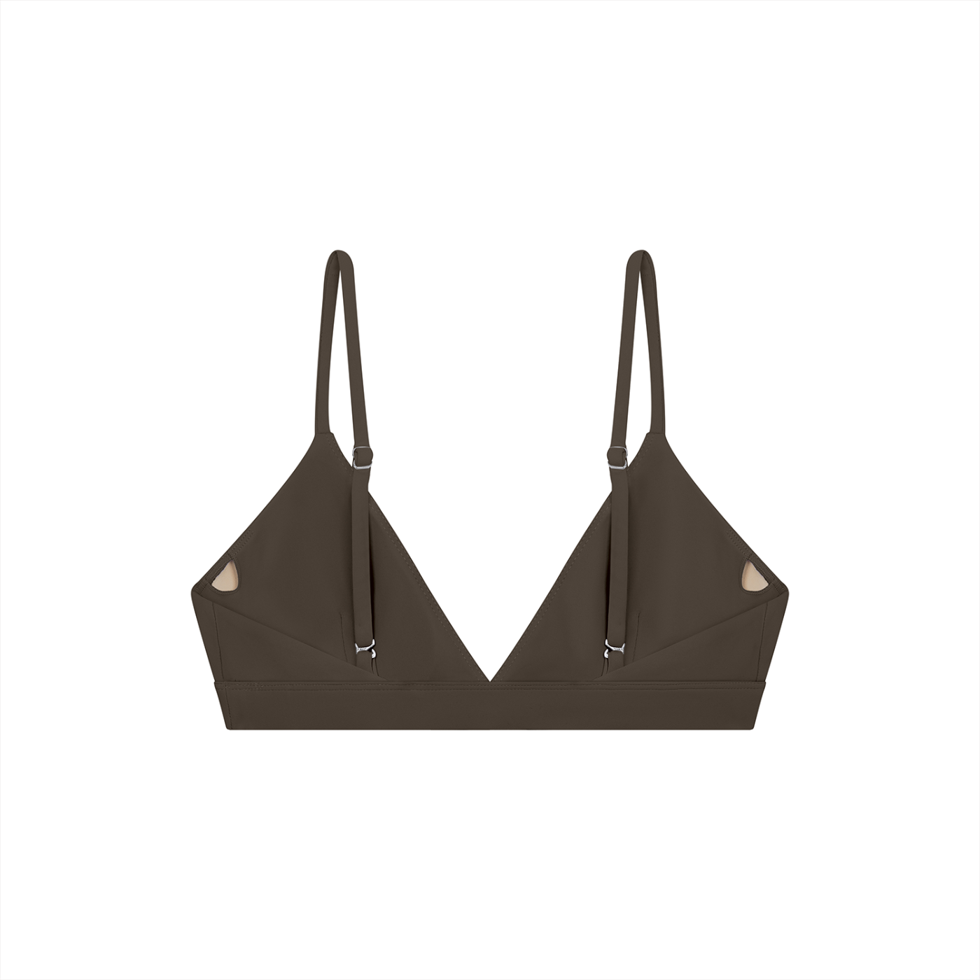Cropped V-Neck Sports Bra