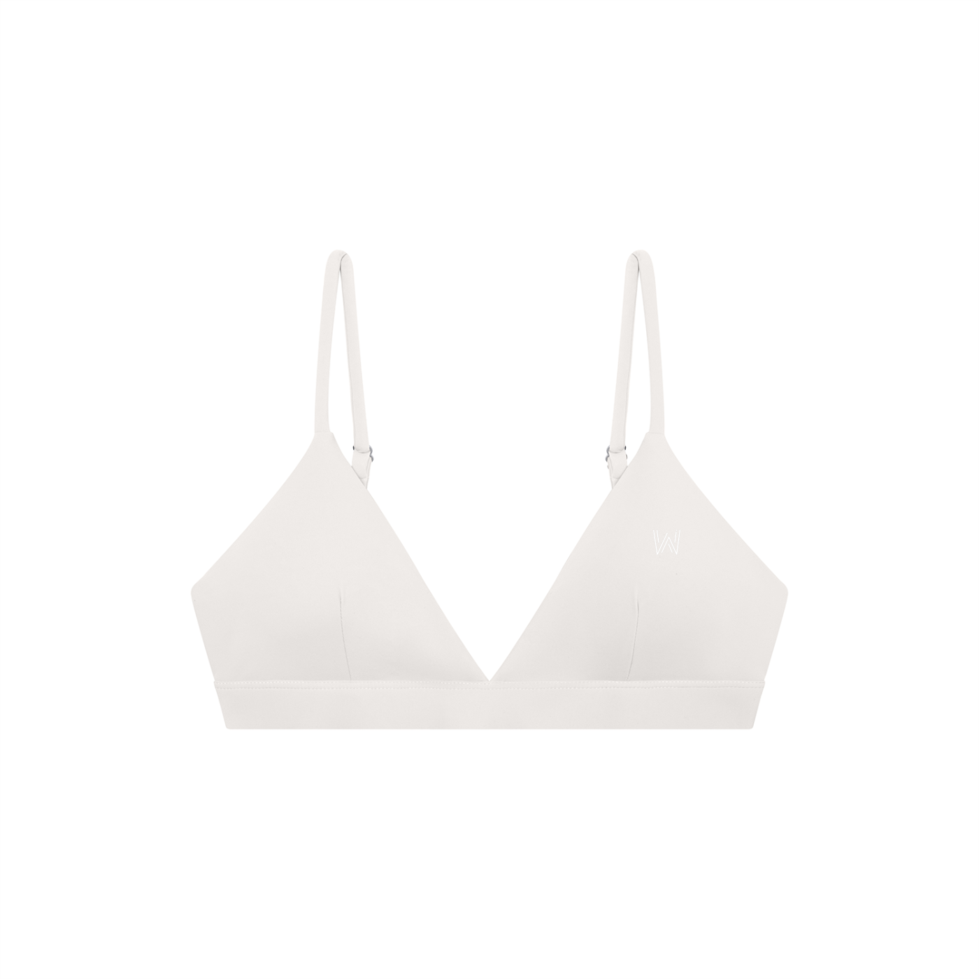 Cropped V-Neck Sports Bra