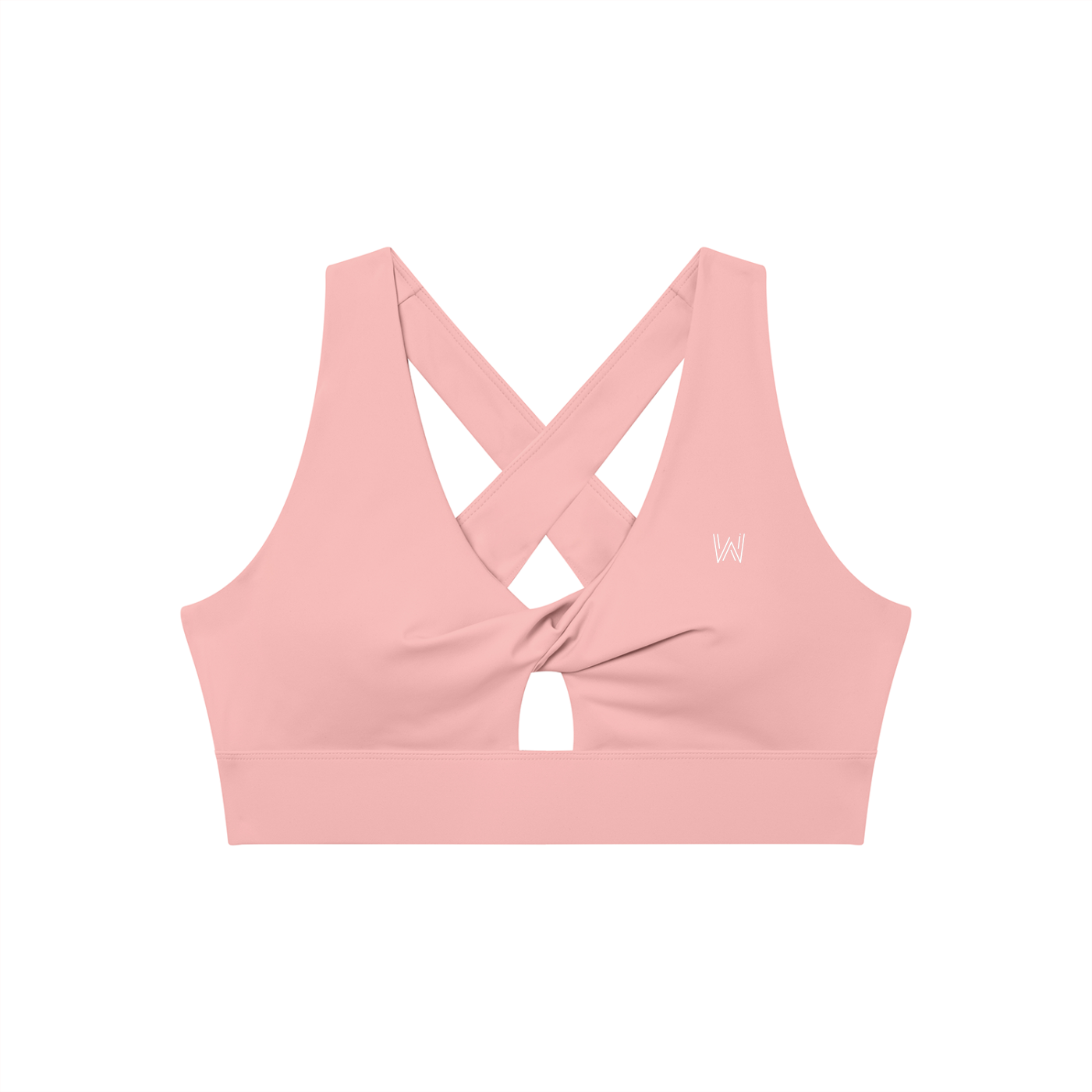 Women's Twist Front V-Neck Sports Bra