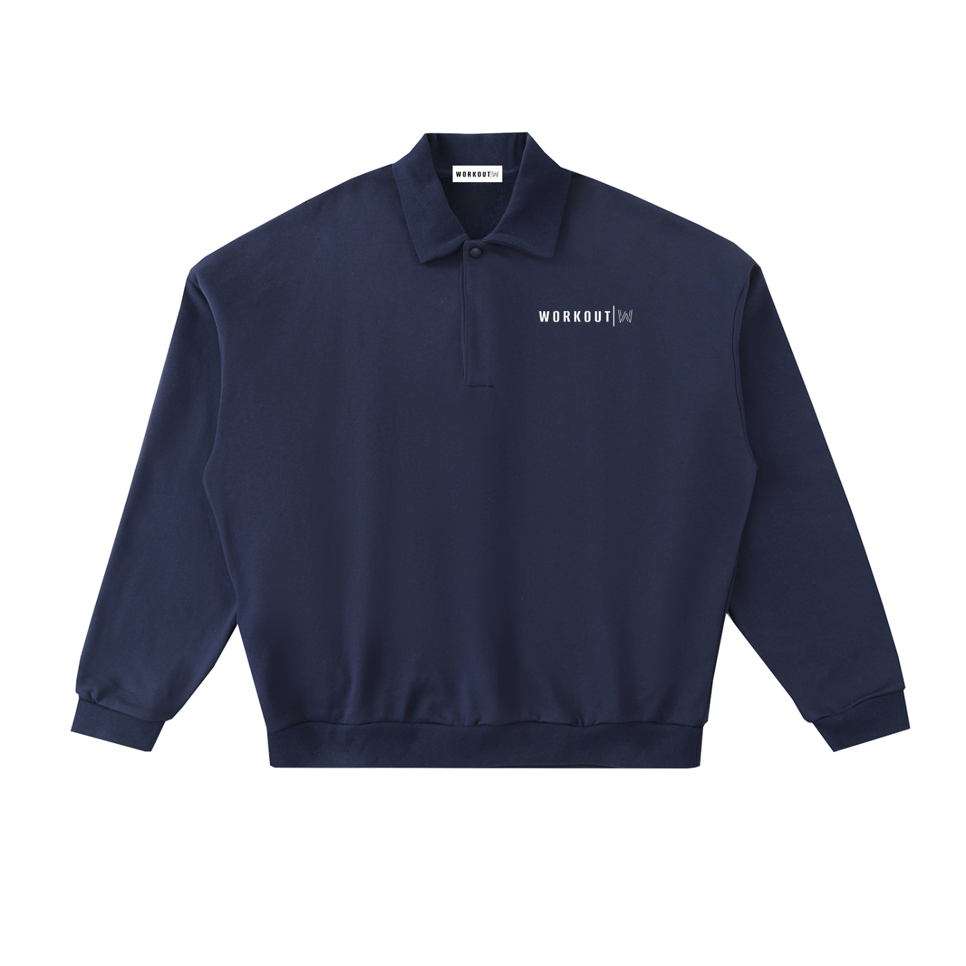 Heavyweight Fleece Polo Sweatshirt