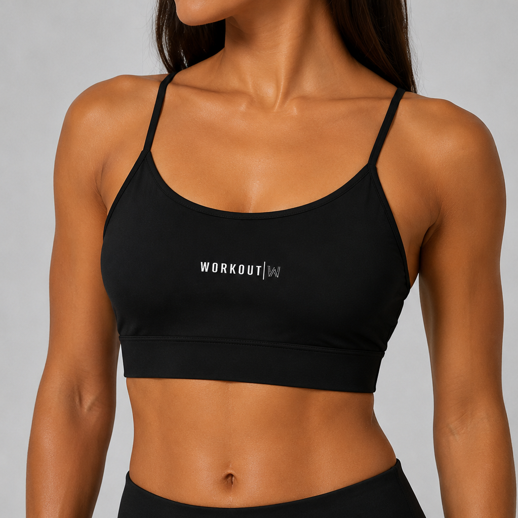 Spaghetti Strap Yoga Sports Bra