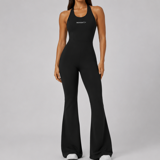 Halter Flared Jumpsuit