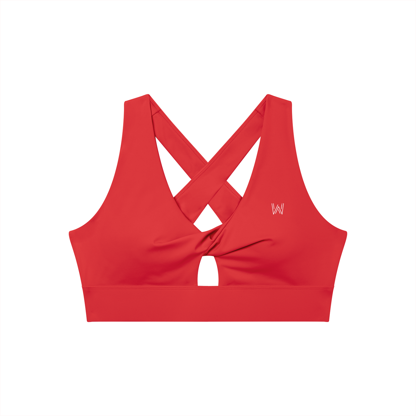 Women's Twist Front V-Neck Sports Bra