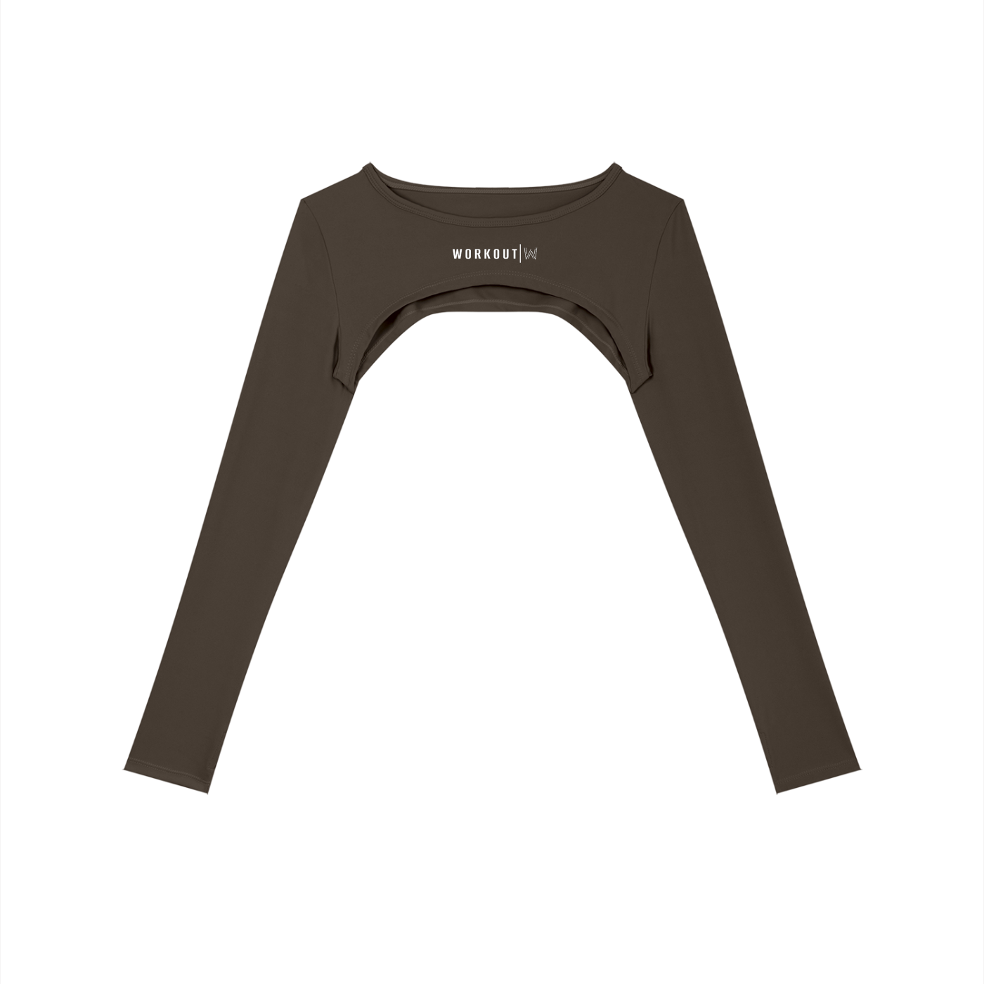 Cutout Long Sleeve Yoga Shrug