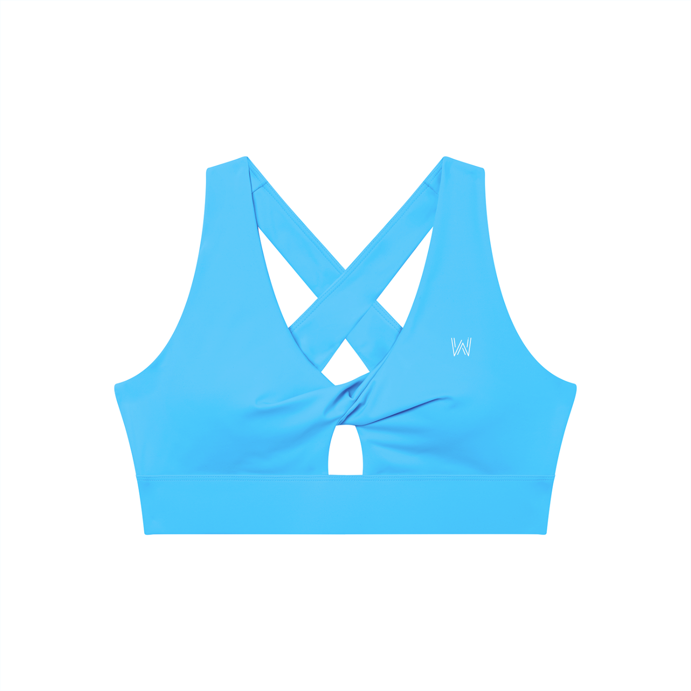 Women's Twist Front V-Neck Sports Bra