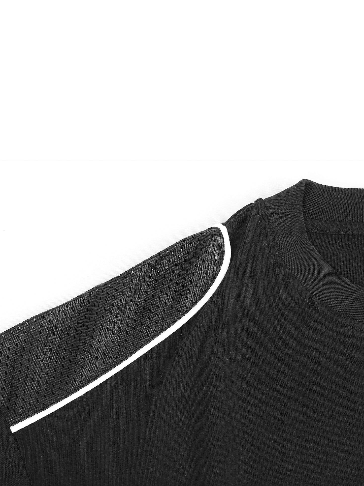 Workout Contrast Piped Panel T-Shirt