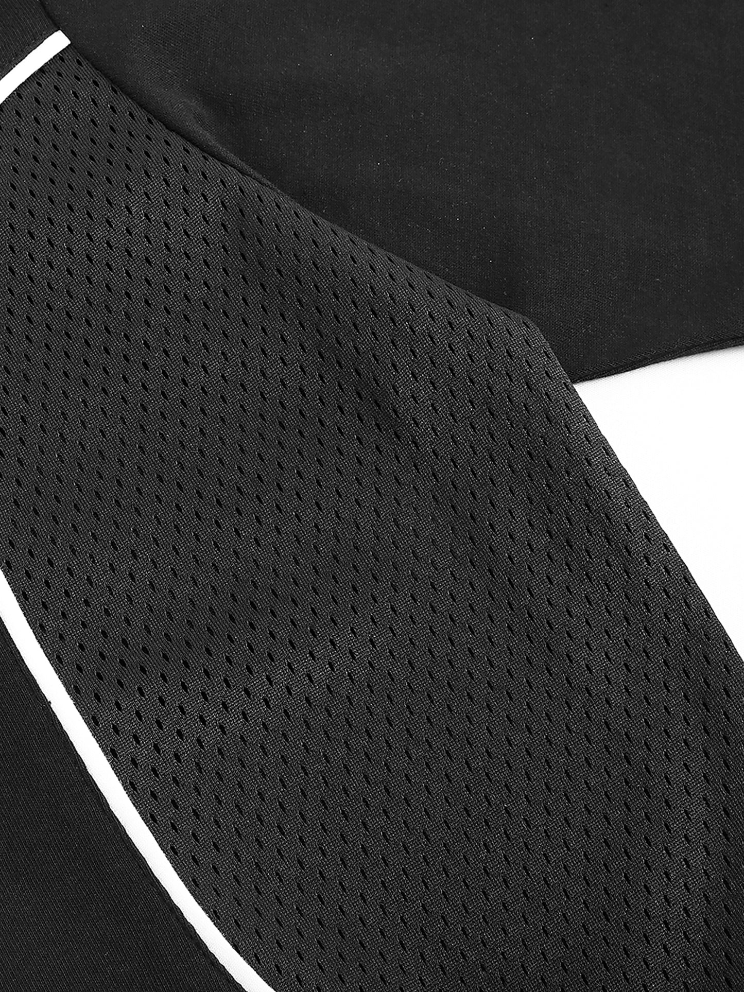 Workout Contrast Piped Panel T-Shirt
