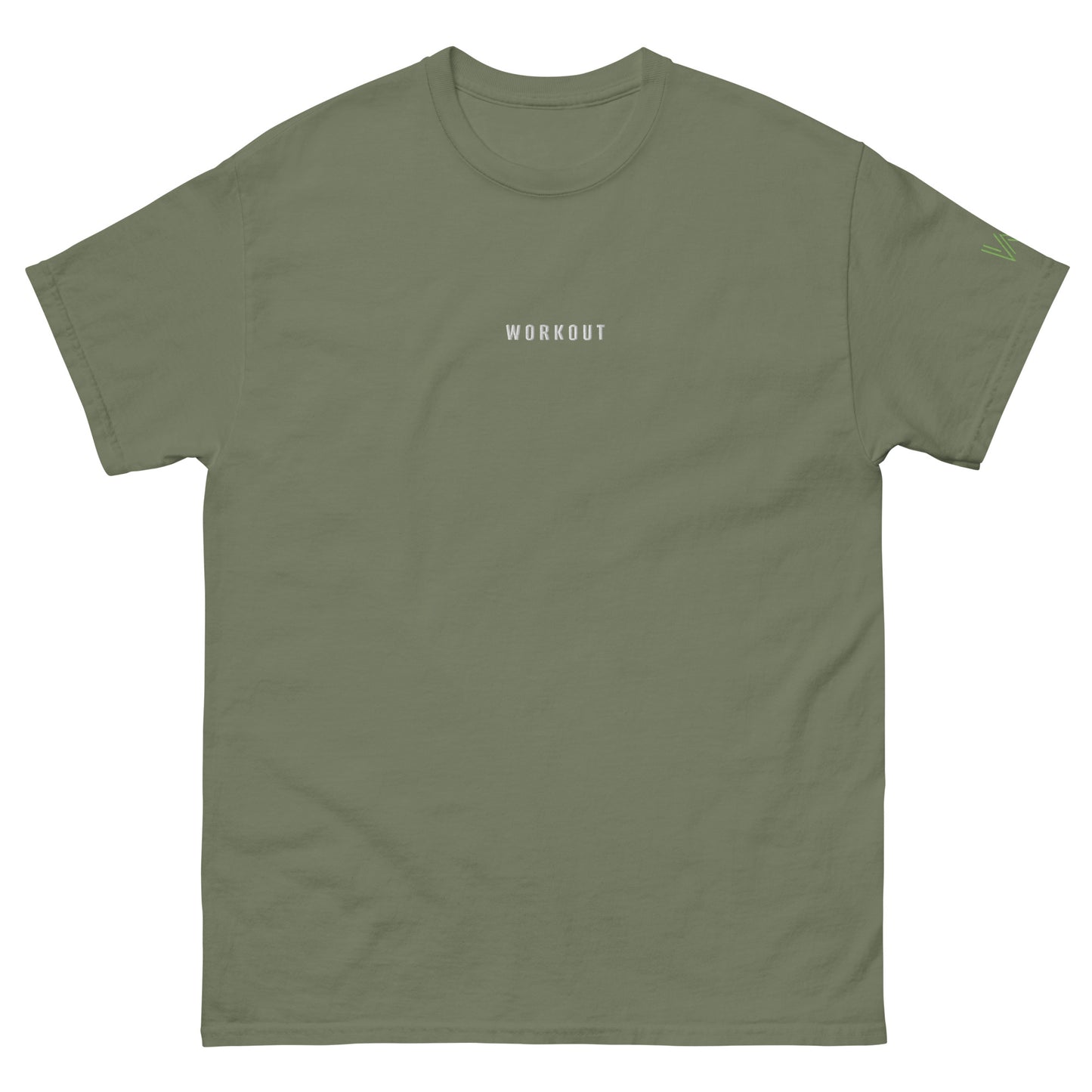 Men's classic tee Embroydered logo on sleeve